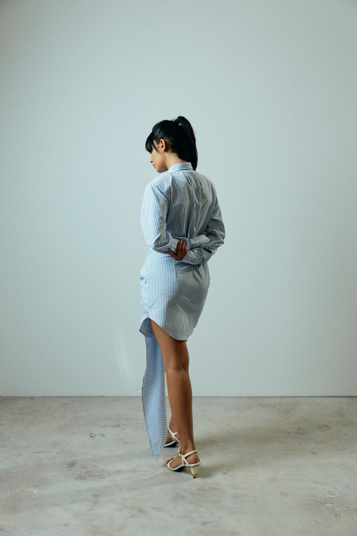 Waist Tie Shirt Dress