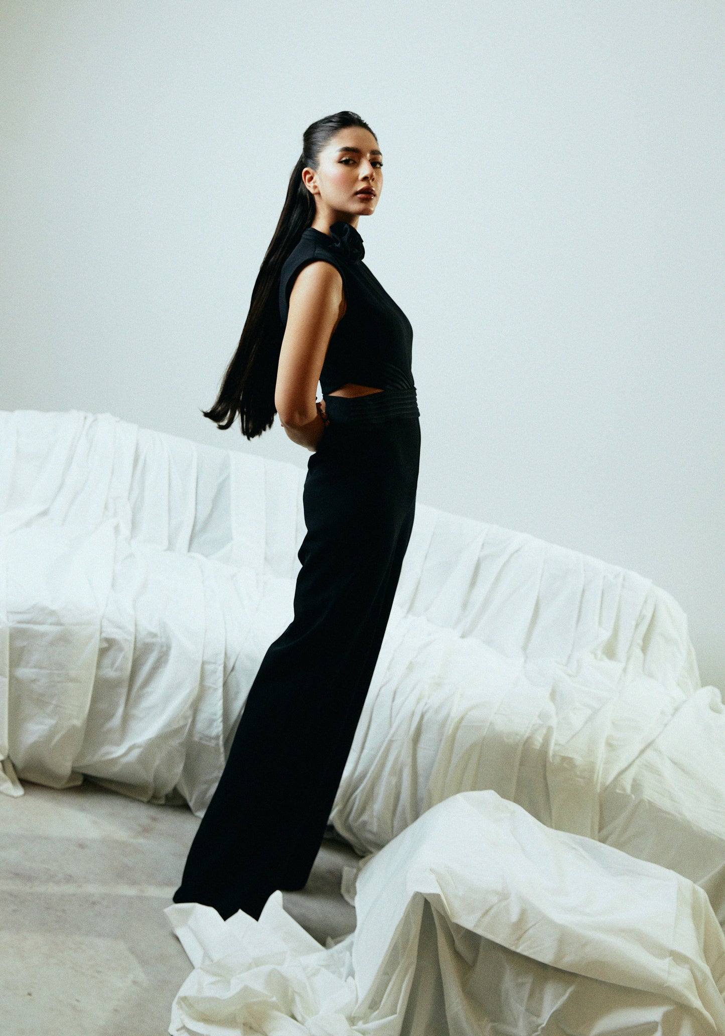 High-Neck Jumpsuit