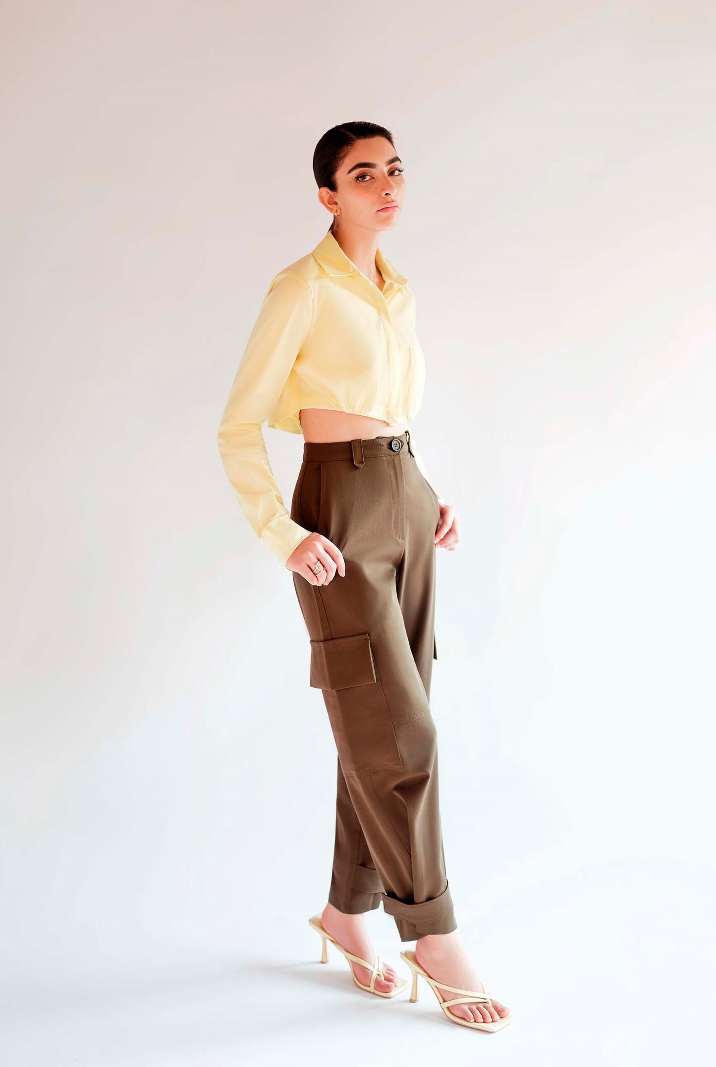 Cargo Pants with Hem Detail