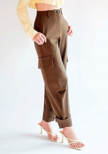 Cargo Pants with Hem Detail